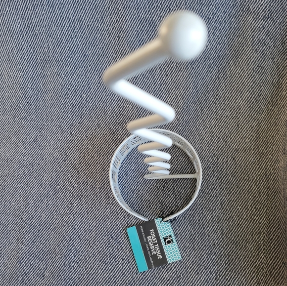 Toilet Paper Holder  - White - Modern -- BNWT - Picture 1 of 6